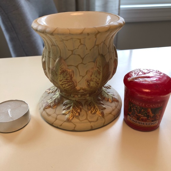 🕯️Tuscan style Candle holders 🕯️ PartyLite set of 2 votive candleholders! - Picture 3 of 4